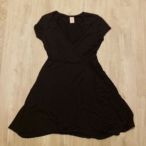Faded Glory Black Flowy Dress Medium